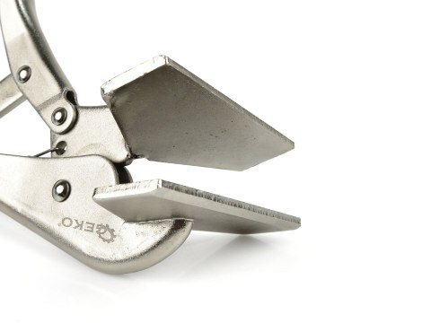 Zaciskowe szczypce spawalnicze 250mm płaskie (20) Geko