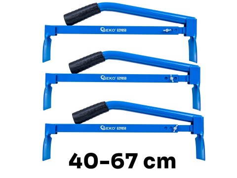 Zaciskowy chwytak - uchwyt do przenoszenia cegieł i płyt 40-67cm (12) Geko