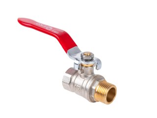 Zawór kulowy 1/2" WZ DN15 z dławikiem - rączka (50) Geko
