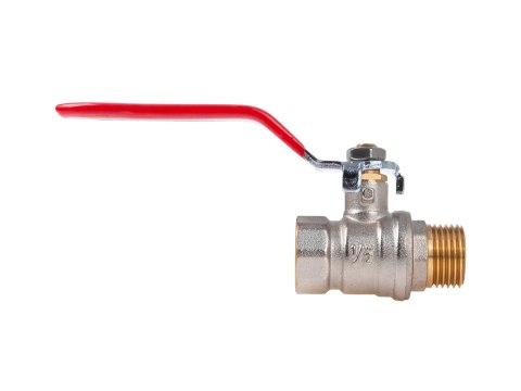 Zawór kulowy 1/2" WZ DN15 z dławikiem - rączka (50) Geko
