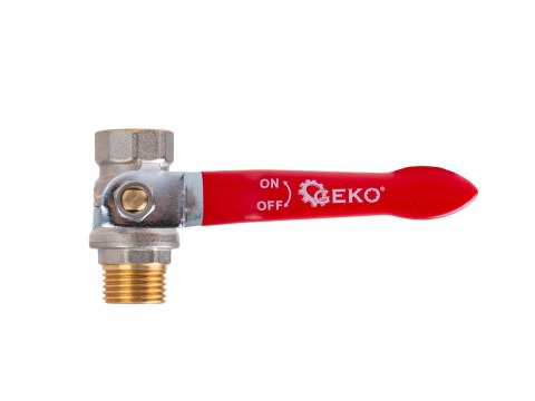 Zawór kulowy 1/2" WZ DN15 z dławikiem - rączka (50) Geko