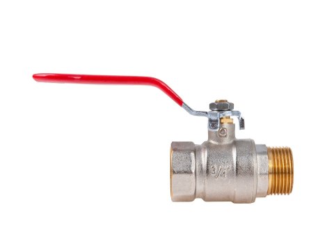 Zawór kulowy 3/4" WZ DN20 z dławikiem - rączka (50) Geko