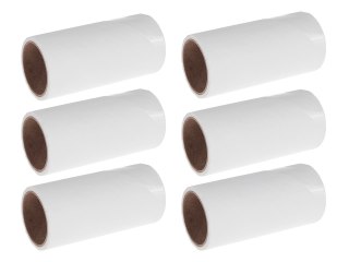 Zestaw 6szt wkładów do rolki do czyszczenia ubrań 10cm x 60listków (50) Geko