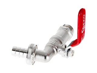 Zestaw - kran 1/2" z wyjściem na GZ 3/4" wtyk na wąż 1/2" - mauser (50) Geko