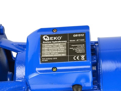Zestaw hydroforowy 50l JET100S (1) Geko
