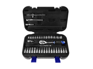 Zestaw kluczy nasadowych 1/4" 38el. Geko