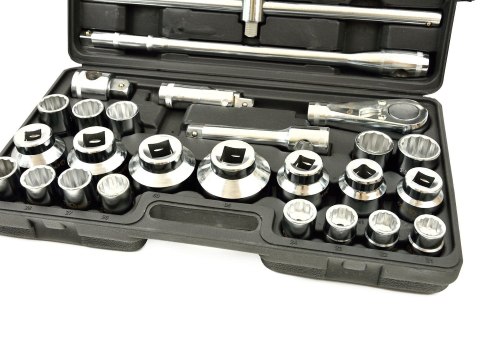Zestaw kluczy nasadowych 26el.3/4" 21-65 12-kąt (1) Geko