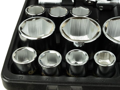 Zestaw kluczy nasadowych 26el.3/4" 21-65 6-kąt(1) Geko