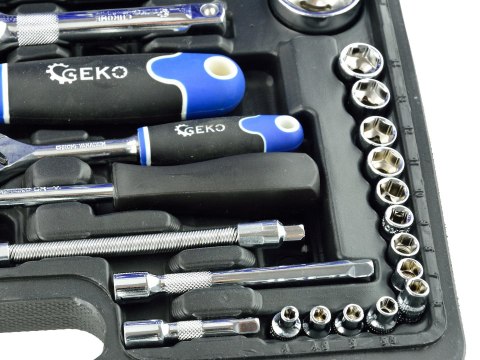 Zestaw kluczy nasadowych 94el.CRV GEKO(3) Geko