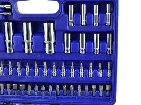 Zestaw kluczy nasadowych i torx 108el.CRV GEKO(3) Geko