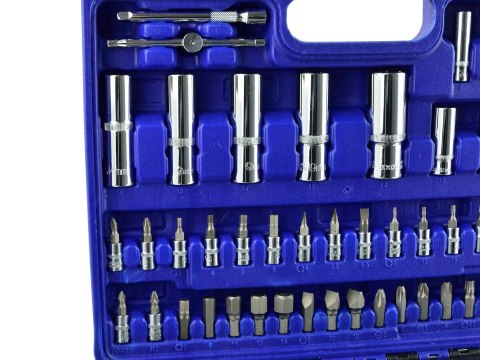 Zestaw kluczy nasadowych i torx 108el.CRV GEKO(3) Geko