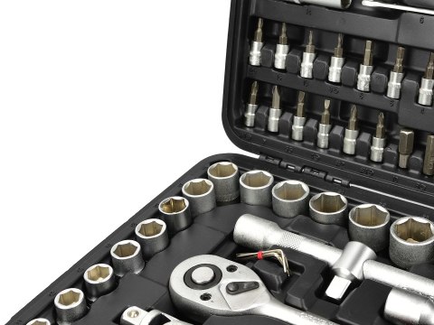 Zestaw kluczy nasadowych torx i płasko-oczkowych 94el.(4) Geko