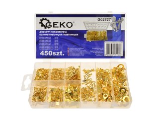 Zestaw konektorów samochodowych kablowych 450szt. Geko
