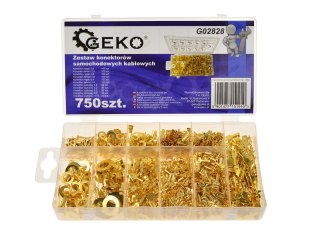 Zestaw konektorów samochodowych kablowych 750szt. Geko
