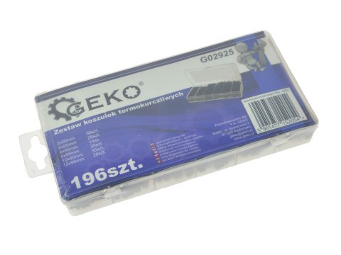 Zestaw koszulek termokurczliwych 196szt.(20/100) Geko