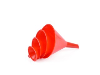 Zestaw lejków 4szt. 52 76 100 120 mm (100/200) Geko
