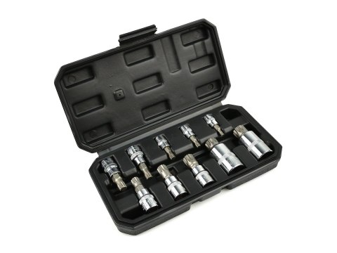 Zestaw nasadek spline 1/4 3/8 1/2 M4-M18 10el. (20) Geko