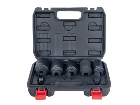 Zestaw nasadek udarowych 8el. 1/2" 12-kąt CR-MO Geko