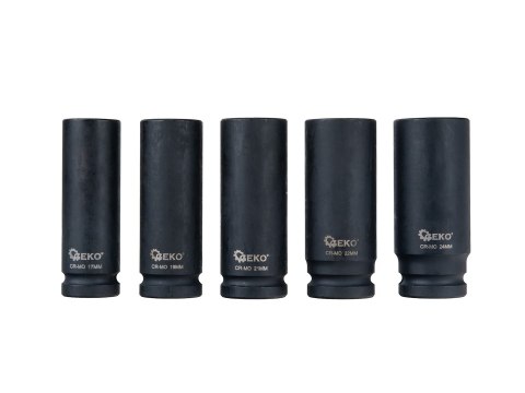 Zestaw nasadek udarowych długich 11el. 1/2" 10-24mm CR-MO (10) Geko