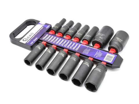 Zestaw nasadek udarowych długich 1/2" 13szt.(5) Geko