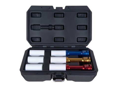 Zestaw nasadek udarowych długich do alufelg 17mm 19mm 21mm Geko