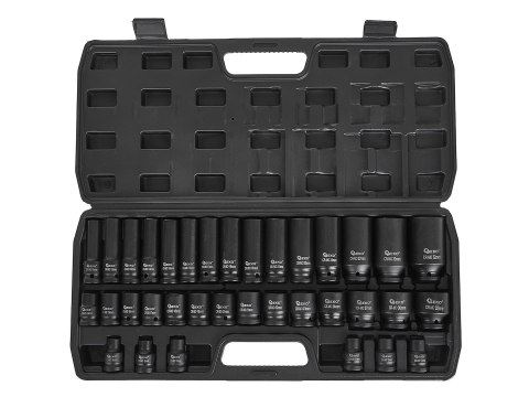 Zestaw nasadek udarowych długich i krótkich 1/2" 8-32mm 35szt.(5) Geko