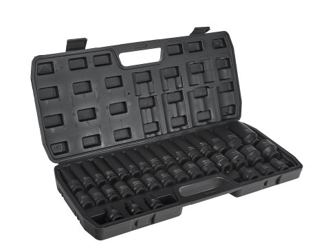 Zestaw nasadek udarowych długich i krótkich 1/2" 8-32mm 35szt.(5) Geko