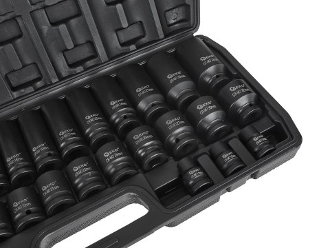 Zestaw nasadek udarowych długich i krótkich 1/2" 8-32mm 35szt.(5) Geko