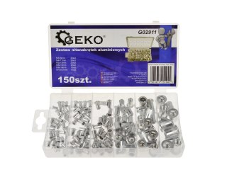 Zestaw nitonakrętek aluminiowych 150szt. Geko