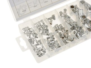 Zestaw nitonakrętek aluminiowych 150szt. Geko