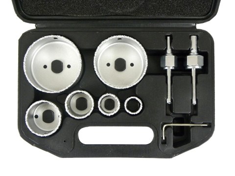Zestaw otwornic wolframowych 22-73mm 9el.(24) Geko