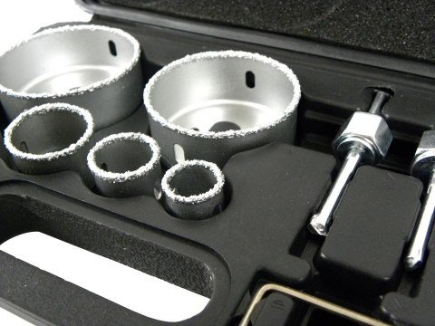 Zestaw otwornic wolframowych 22-73mm 9el.(24) Geko