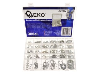 Zestaw podkładek aluminiowych 300el. (20) Geko