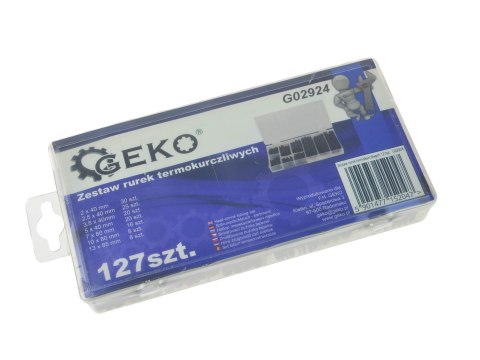 Zestaw rurek termokurczliwych 127szt.(20/50) Geko