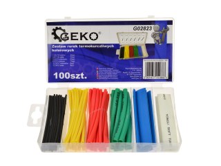 Zestaw rurek termokurczliwych kolorowych 100szt. (20/100) Geko