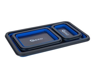 Zestaw składanych tacek magnetycznych 3 szt Geko