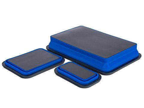 Zestaw składanych tacek magnetycznych 3 szt Geko