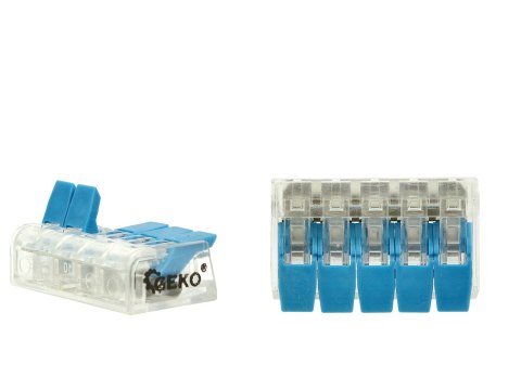 Zestaw szybkozłączek elektrycznych 60el. 0,2-4mm2 (100) Geko