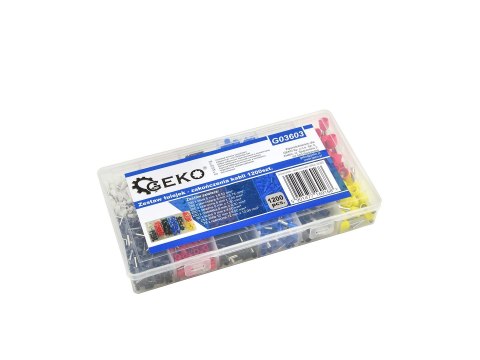 Zestaw tulejek - zakończenia kabli 1200szt. Geko