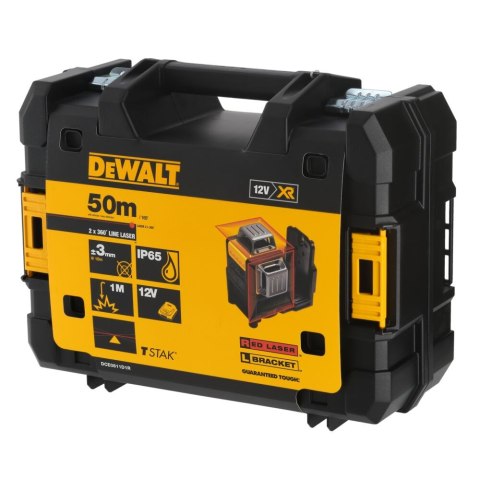 12V XR LASER LINIOWY 2X360 CZERWONY 1 X 2AH DEWALT DCE0811D1R-QW