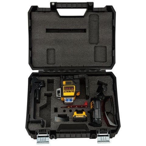 12V XR LASER WIELOLINIOWY 3X360 CZERWONY 1 X 2AH DEWALT DCE089D1R-QW
