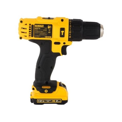 12V XR WIERTARKO-WKRĘTARKA Z UDAREM 2 X 2AH DEWALT DCD716D2-QW