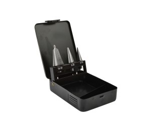 Zestaw wierteł bezstopniowych 3szt. 3-30mm (metal skrzynka) Geko