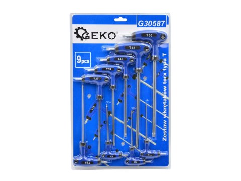 Zestaw wkrętaków torx typu T 9el. (20) Geko