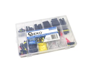 Zestaw wtyków złączy elektrycznych 424szt. Geko