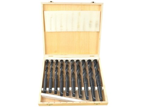 Zestaw10szt.wierteł morse'a do metalu MK2 14,5-23mm(5) Geko