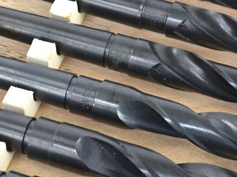 Zestaw10szt.wierteł morse'a do metalu MK2 14,5-23mm(5) Geko