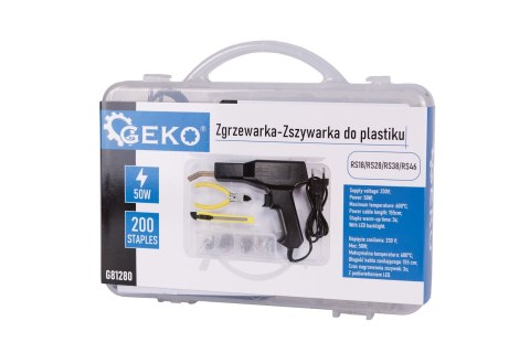 Zgrzewarka-Zszywarka do plastiku 50W 200 zszywek (20) Geko