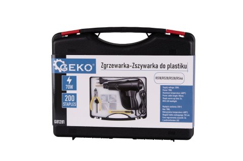 Zgrzewarka-Zszywarka do plastiku 70W 200 zszywek (20) Geko