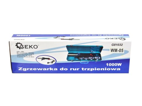 Zgrzewarka do rur trzpień NEW20-32mm GEKO (10) Geko